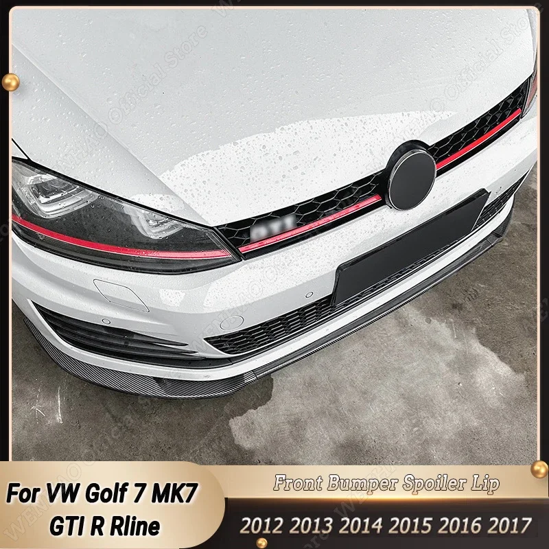 

3 шт., автомобильный передний бампер для Volkswagen Golf 7 MK7 GTI R Rline 2012-2017