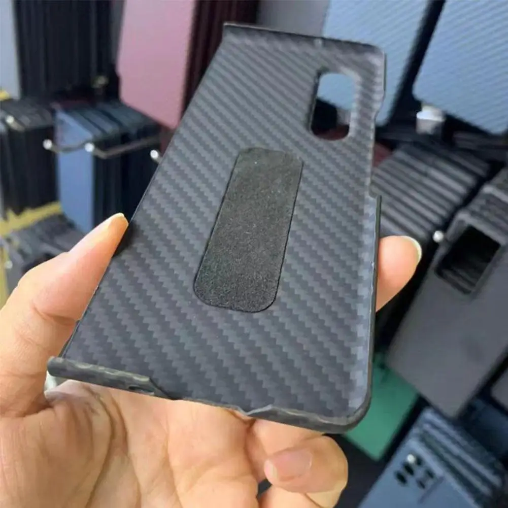 

Carbon Fiber For Z Fold3 Ultra-thin Aramid Fiber For Z Fold 3 5g Anti-fall Protective Cover N7n5