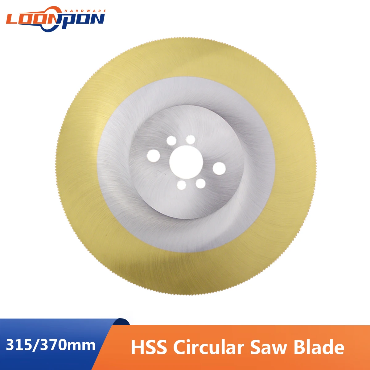 315/370mm HSS Circular Saw Blade Cutting Disc Thickness 2.5-3.0mm for Cutting Metal Copper Iron Stainless Steel Pipe Bar