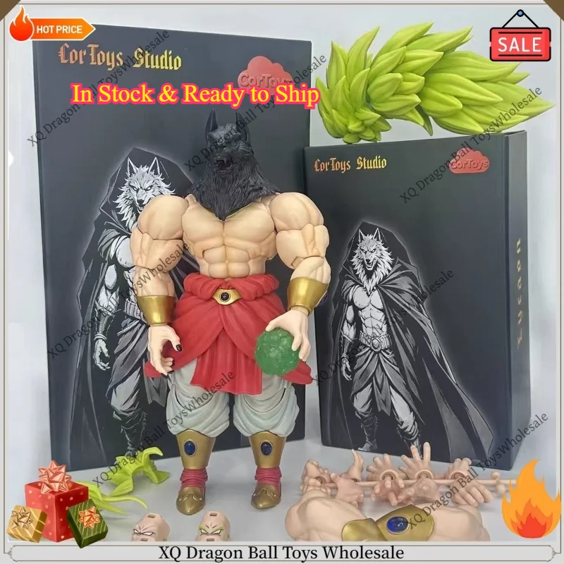 Фото Оригинальная коллекционная фигурка Spot Dragon Ball CorToys Studio Lycaon Nordic Wolf God Kong CT005 Broly №1