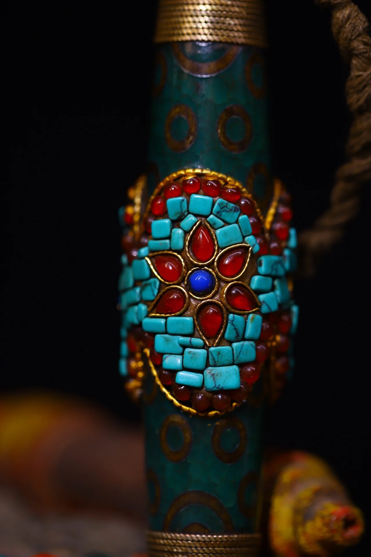 5 &quotКоллекция тибетского храма старый натуральный агат мозаика драгоценный