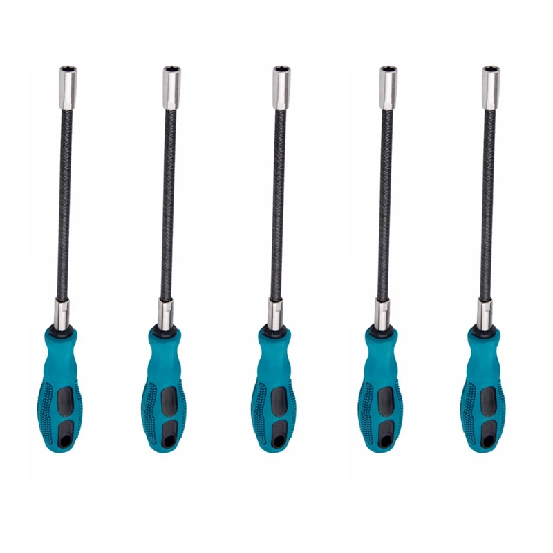 

New 4Pcs 7MM Socket Screwdriver Flexible Hex Flex Manual Socket Screw Driver Hand Tools