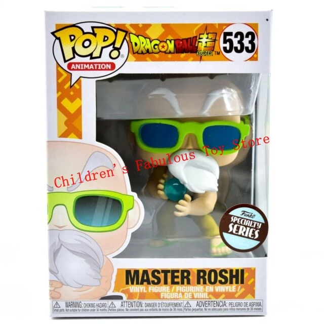 FUNKO POP Фигурка героя из аниме «периферия», Мастер Роши, дракон балл, коллекционная игрушка для детей, подарок, #533