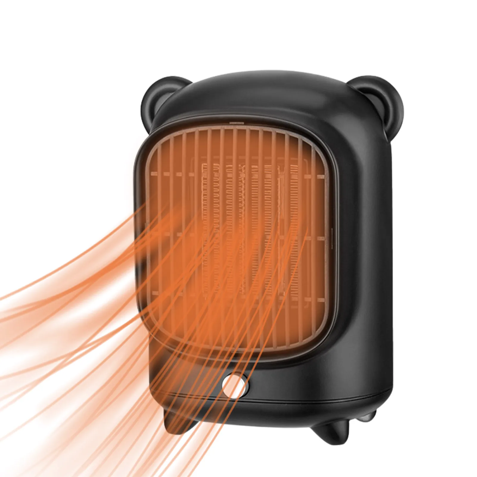 

Space Heater Fan Lightweight Desk Heater Fan 500W PTC Ceramic Space Heater Fan For All Season Tip-Over & Overheat Protection For