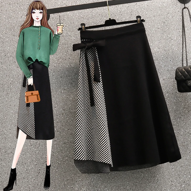 

Черная Милая элегантная женская юбка с высокой талией на весну осень и зиму модная одежда в Корейском стиле 2022 Харадзюку кавайная