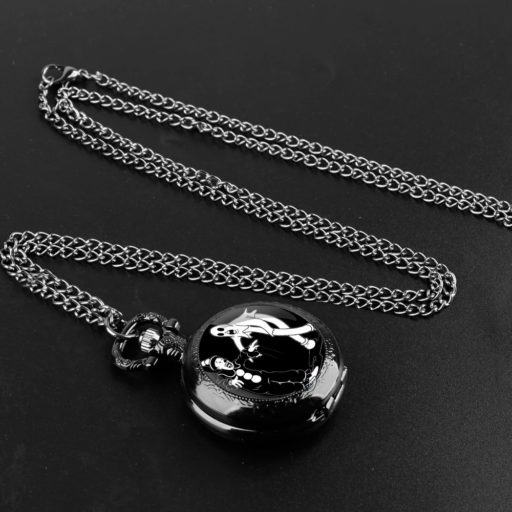 Ghosteгрива графические Уникальные кварцевые карманные часы для женщин и мужчин