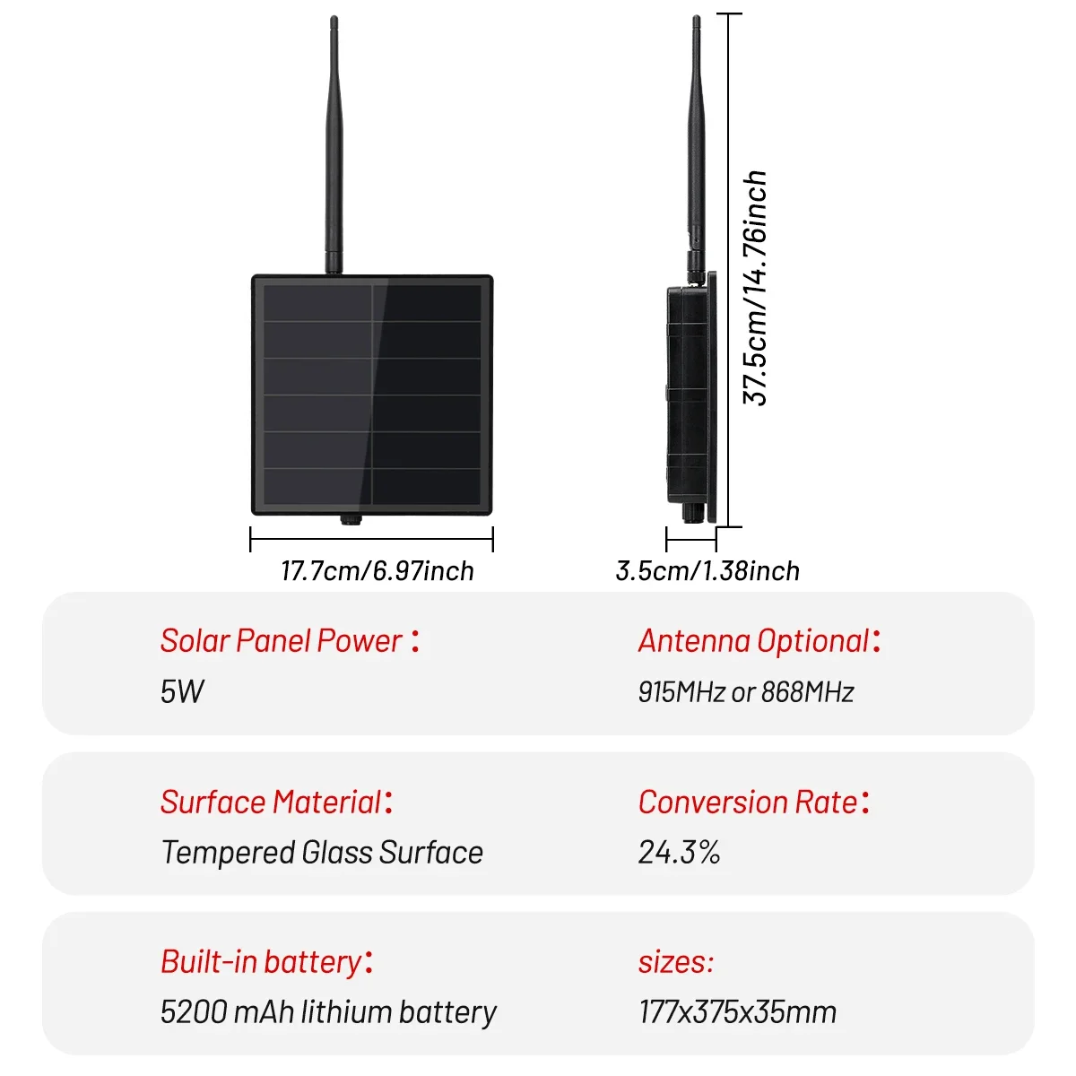Новая солнечная панель Power Ups D5 мощностью 5 Вт с антенной Heltec V3 Lora Iot Meshtastic для уличной фермерской связи (art.: 3920d428f0ea0) - 3920d428f0ea0