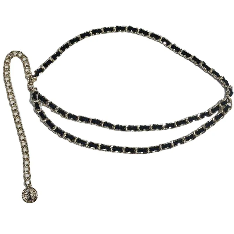 Цепочка на талию женская украшение одинаковая юбка модная многослойная цепочка