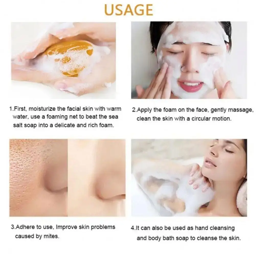 Отбеливающее мыло из 24-каратного золота очищающее средство для удаления черных