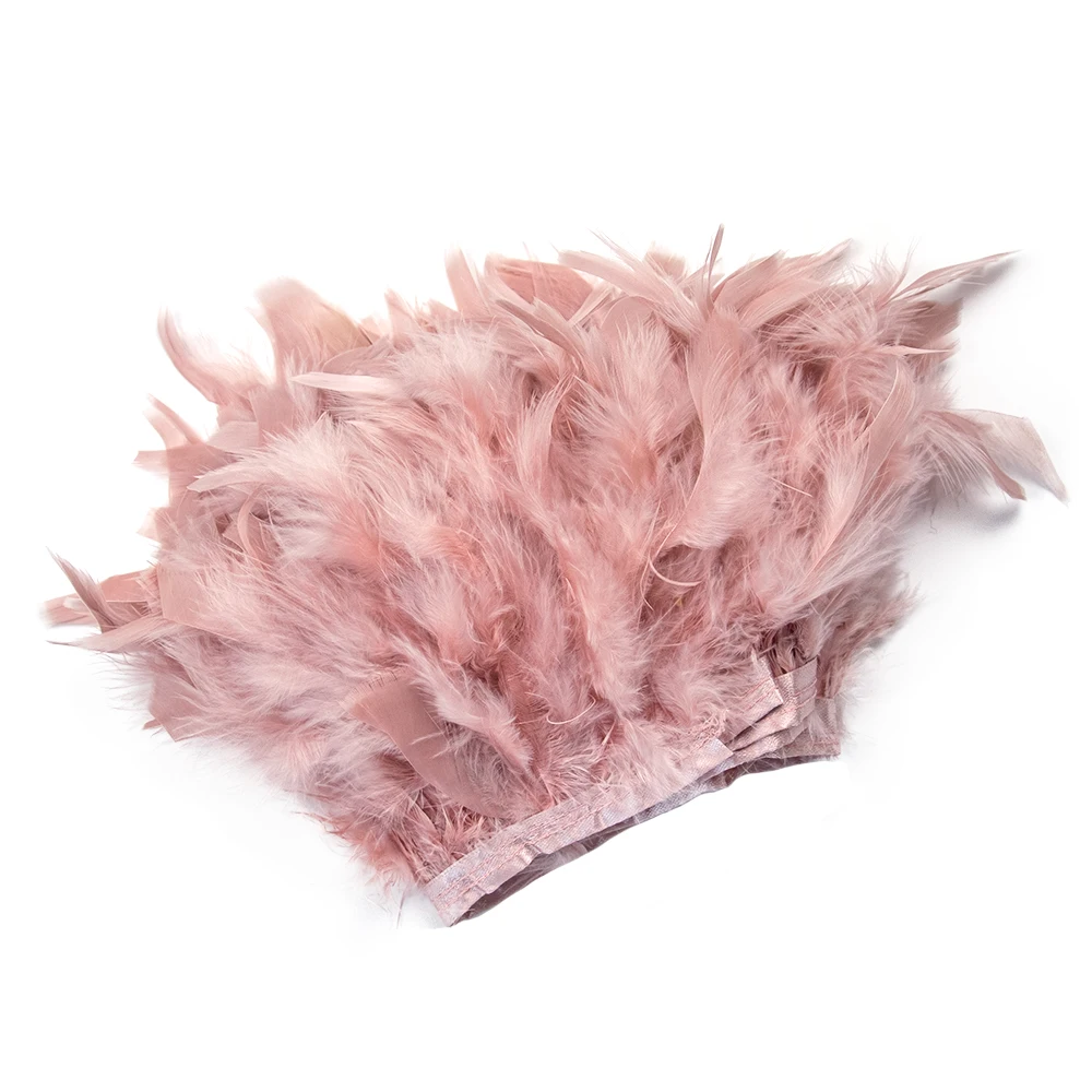 

Leather Pink Ostrich Feathers for Crafts Wedding Party Decoration Feather Trim Clothing Sewing Accessories Plumas Decor