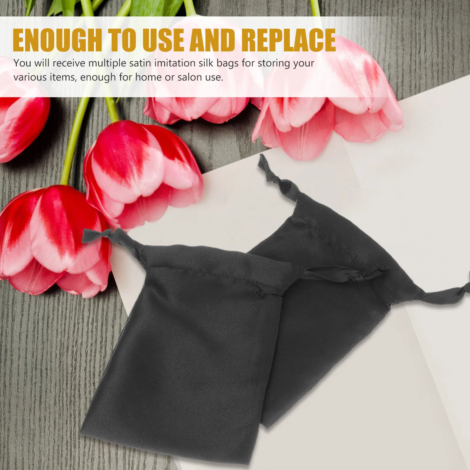 10 шт. подарочные атласные сумки на шнурке свадебные маленькие многоразовые