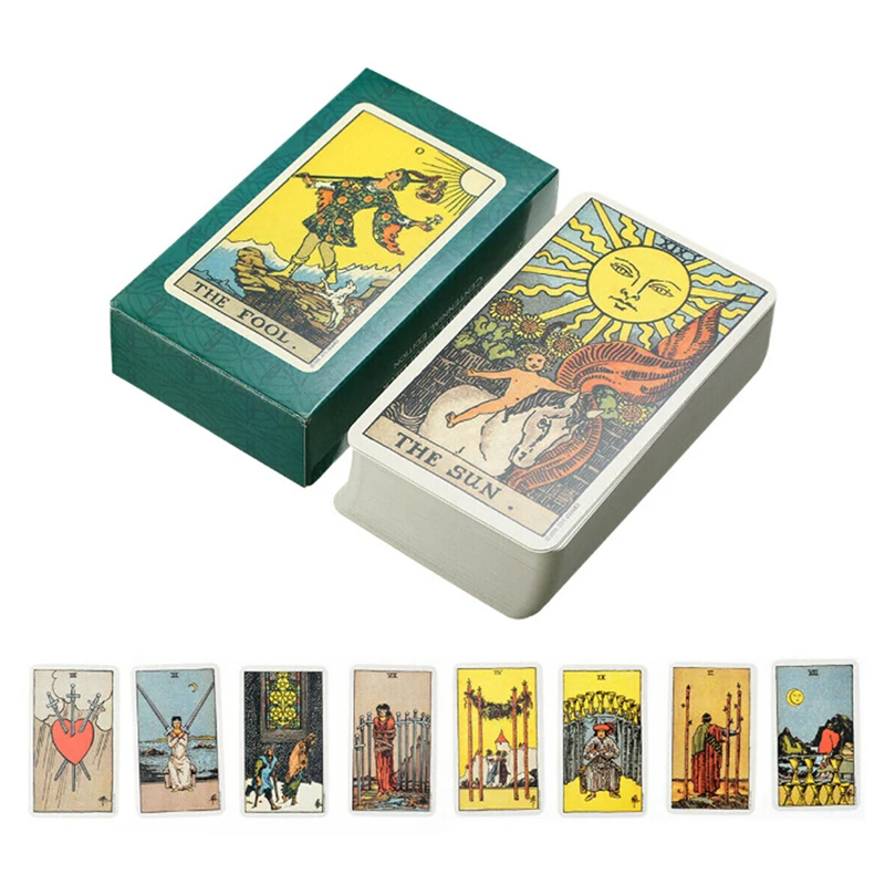 

1 коробка волшебные карты Таро Смит колода издание загадочная фотография 78 карточный стол игра семья