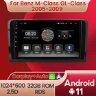 Автомагнитола для Mercedes-Benz M-Class W164 GL-Class X164 ML GL ML350 ML500 GL320, 2.5D экран, android, GPS-навигатор, стерео проигрыватель