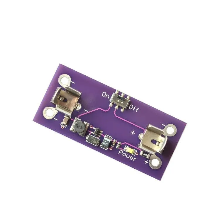 Модуль питания LilyPad повышающий преобразователь батареи AAA до 5 В для Arduino - купить