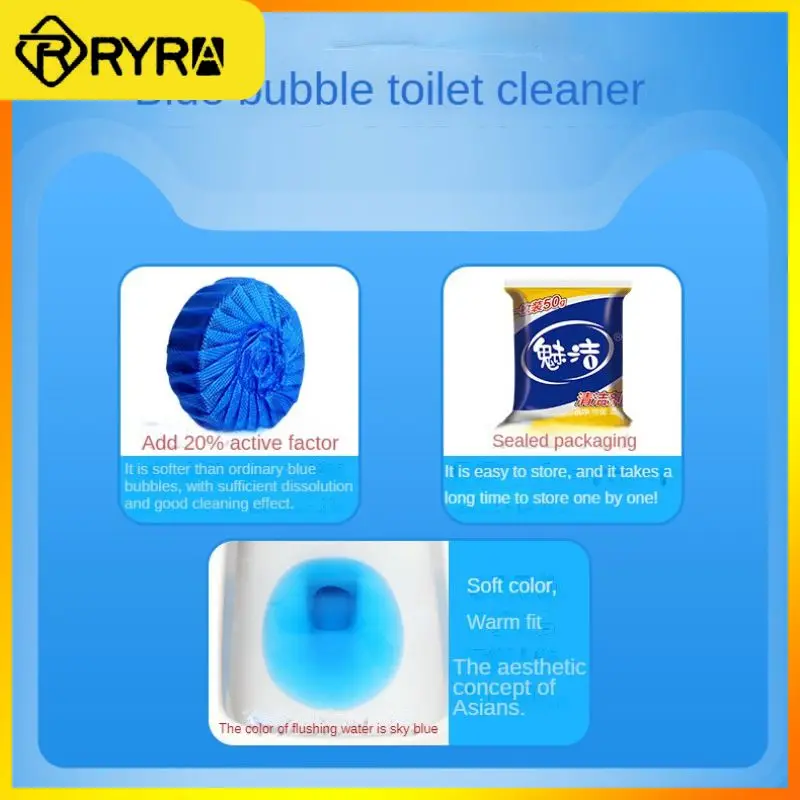 

5/8/10PCS 1 Bag Automatic Bathroom Freshener Effective Flushing Toilet Spirit Long-term Cleaning Toilet Cleaner Deodorizer