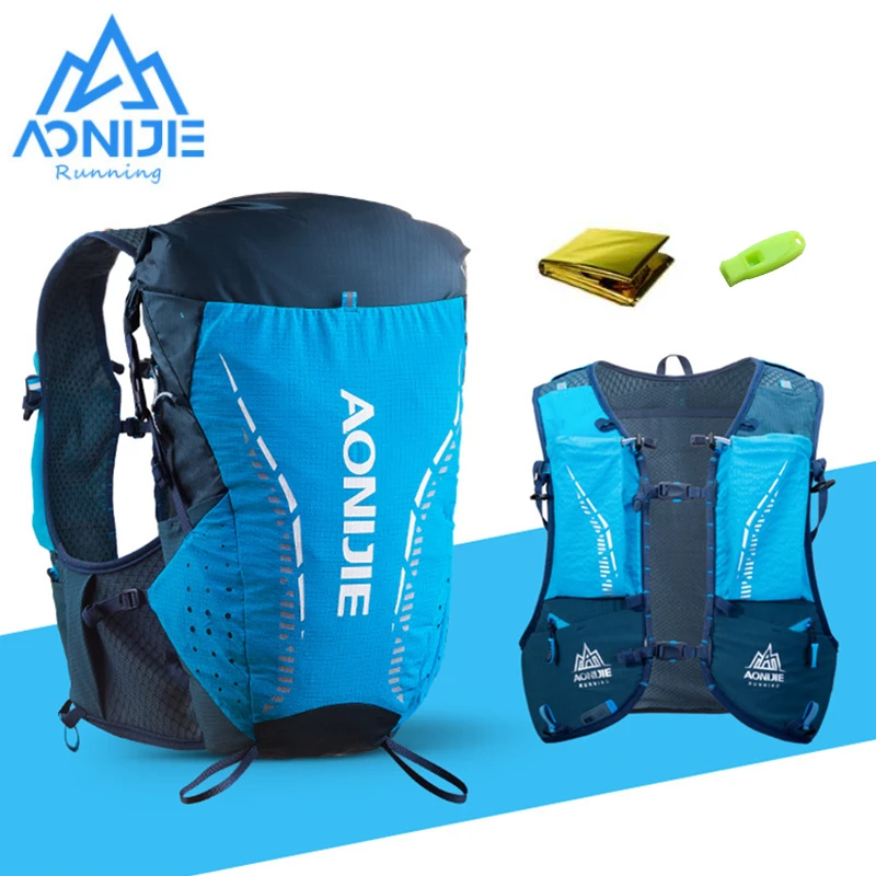 AONIJIE C9104 8L Trink Rucksack Pack Tasche Weiche Wasser Blasiert Glaskolben Wandern Trail Running Marathon Rennen Single Pack