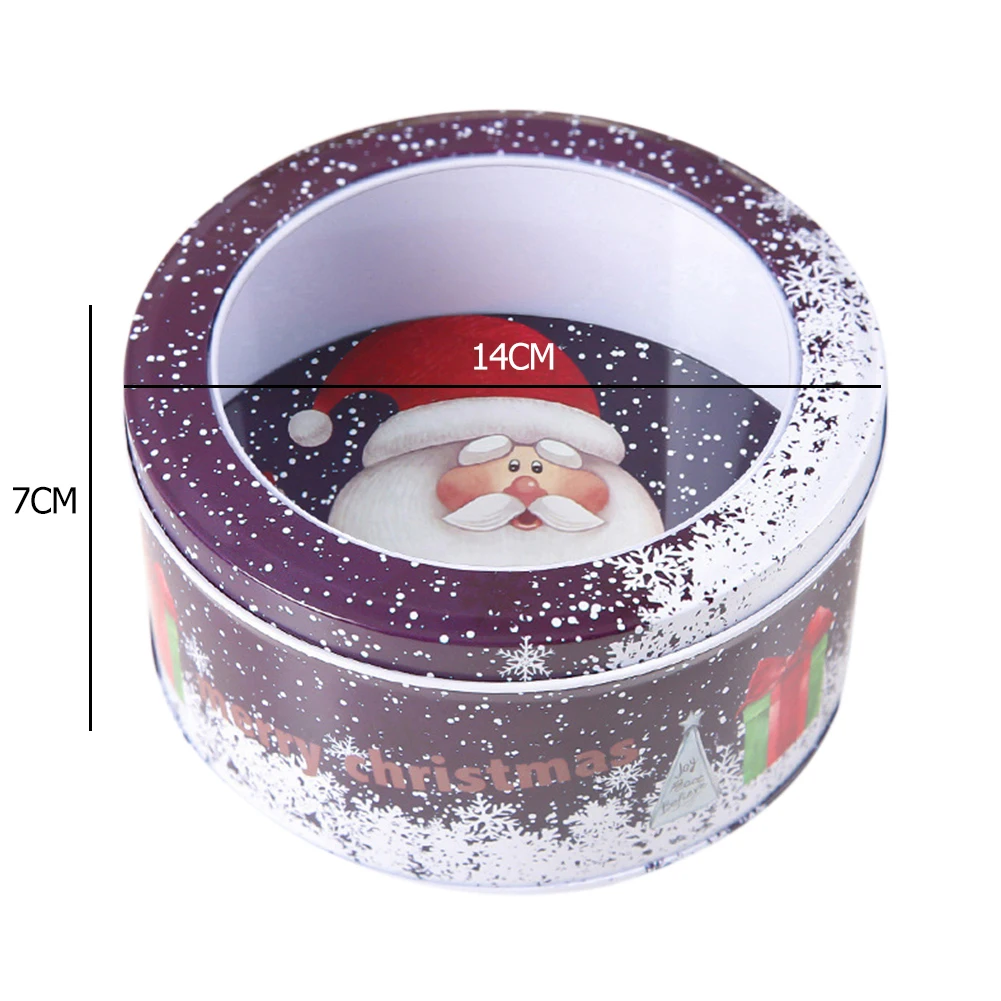 Красочная фотокопия мини-герметичная банка Фотокопия Санта-Клаус снеговик