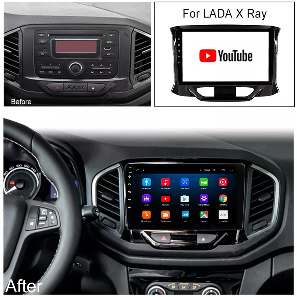 Автомагнитола Android10 2 Din IPS мультимедийный видеоплеер 4G Wi-Fi GPS-навигация MP5 DVD Mirror link