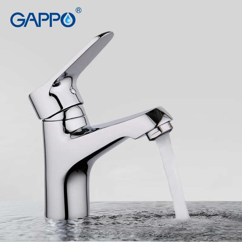 

GAPPO Bathroom Faucet Chrome Basin Faucets Single Hole Basin Sink Mixer Tap Washbasin Water Basin Crane Tap G1036