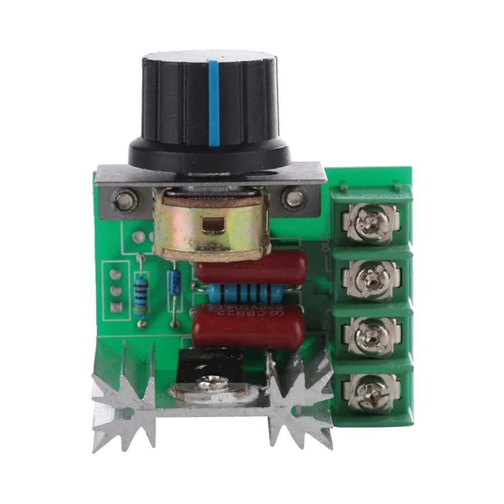 Регулятор напряжения SCR 220 В переменного тока 2000 Вт 25 А термостат с кнопкой