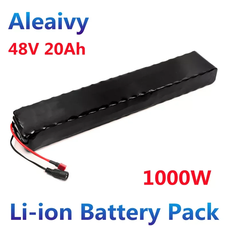 

NEW 48V 20Ah 13S3P Rechargeable Lithium-ion Battery Pack, Suitable for 1000w Bicycles, Scooters, 18650 Lithium Batteries