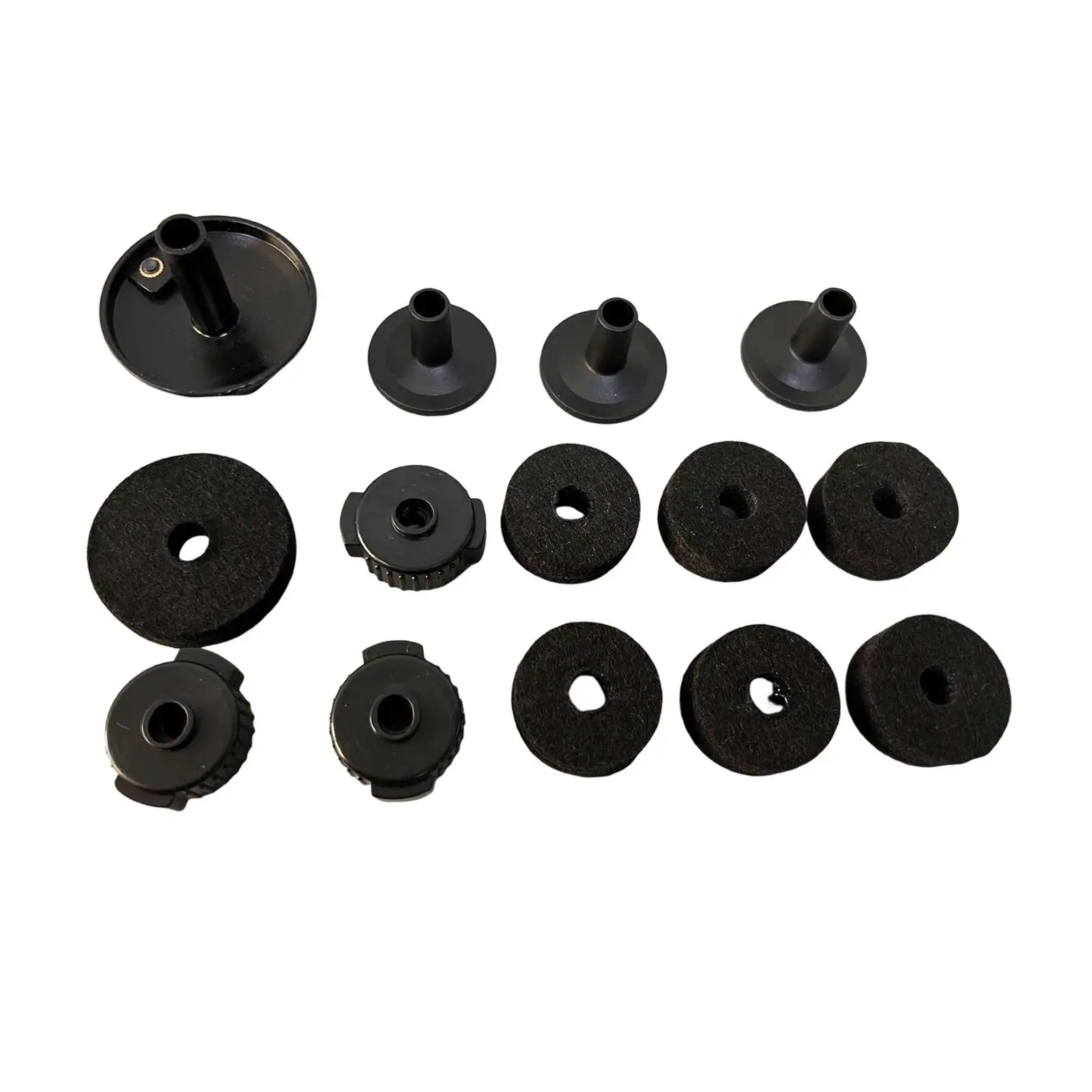 

14x Drum Cymbal Felt Pads Cymbal Stand Felts for Percussion Instrument Accs Repair Part