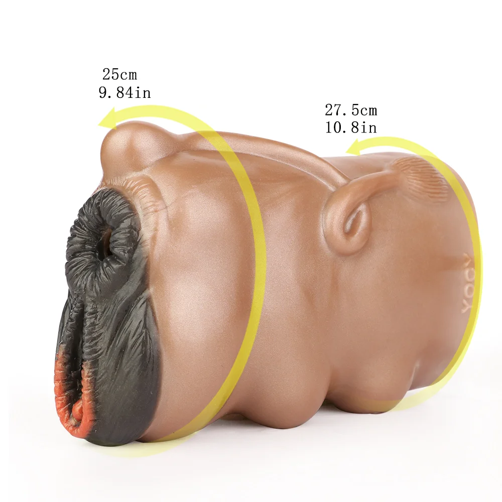 LUUK силиконовый Мужской мастурбатор с карманом для свободных рук Киской и задом