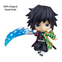 100 original good smile tomioka giyuu nendoroid q version demon slayer anime doll model 10cm collection action figure toys gift