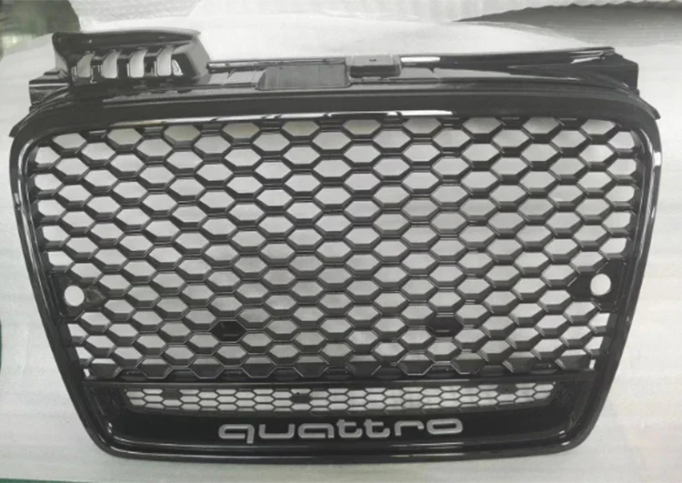 Quattro RS4 в автомобильных решетках Передний бампер B7 стиль центральный сотовый