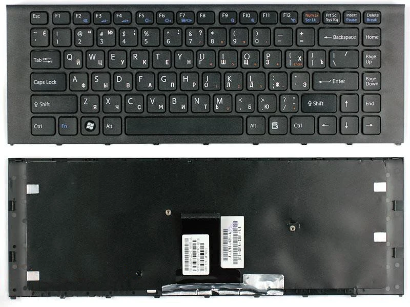 Клавиатура для Sony Vaio VPCEA2M1R/PI черная с рамкой|Клавиатуры замены| |