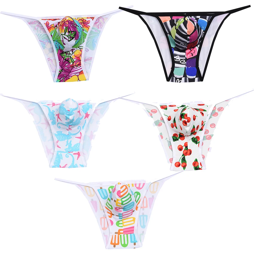 Мужские трусы-брифы Embrace Boldness With String Side Bikini Briefs