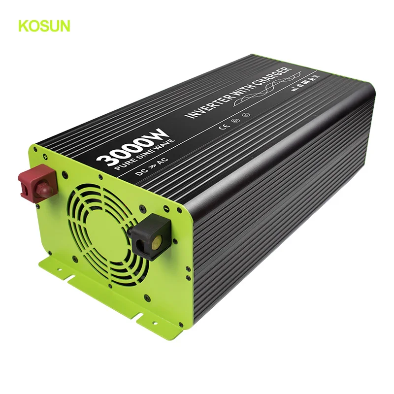 

Pure Sine wave 12V 24VDC To 120V 220V AC Battery Charger 1000W 2000W 3000W All In One Car Inverter