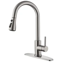 kitchen faucet with pull down sprayer multitask mode single handle pull out kitchen sink faucet offer efficient cleaning