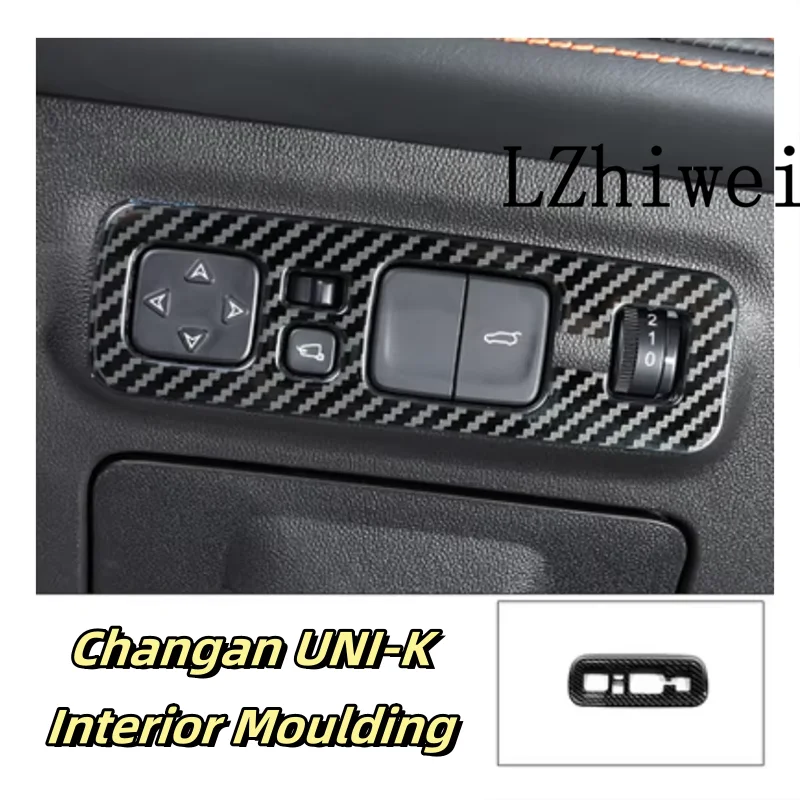 

Аксессуары для Changan UNI-K UNIK 2021 2022 2023 (левый руль): наклейки для центральной консоли, декоративные элементы интерьера автомобиля, крышка подстаканника