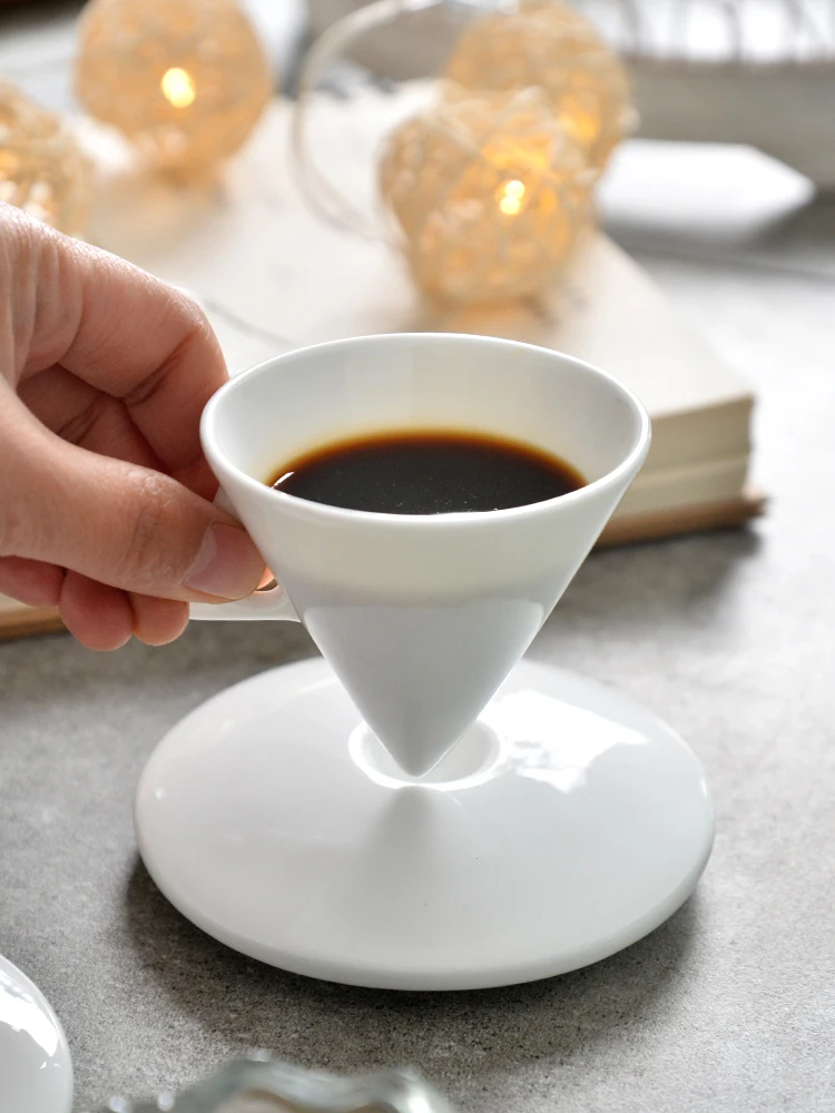 

70ML Coffee Cup Tea Cups Heat-Resistant Italian Espresso Cup Drinks Water Milk Cups Enamel Mug Creative Beer Mugs Drinkware