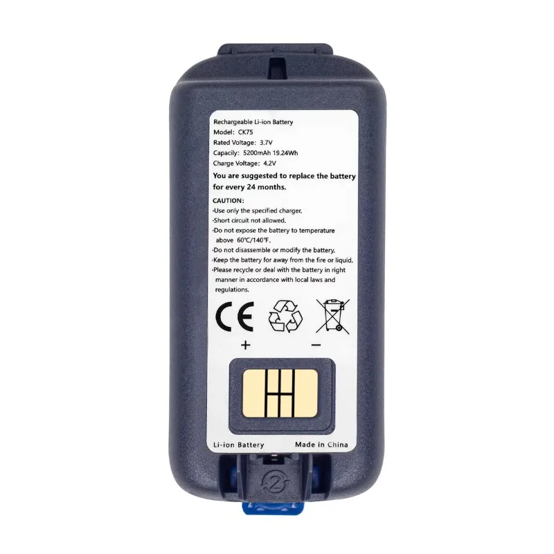 Фото Литий-ионный аккумулятор 3.7V 6800mAh для замены в терминалах Intermec CK65, CK70, CK71, CK75, CK3, CK3R (перезаряжаемые батареи) №2