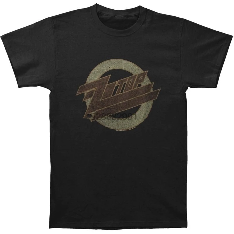 

Zz Top Rock Band Music Group Distressed Faded Logo Adult T Shirt Tee 3626