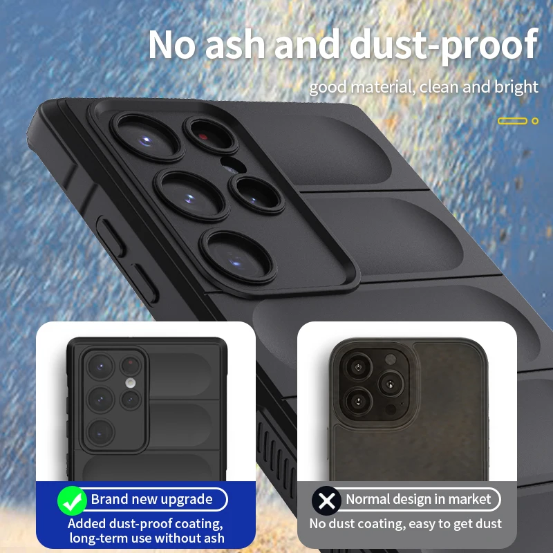 For Samsung Galaxy S22 Ultra Case Samsung S22 Ultra 5G Cover 6.8 inch Rubber Shockproof Soft Silicone Bumper Samsung S22 Ultra