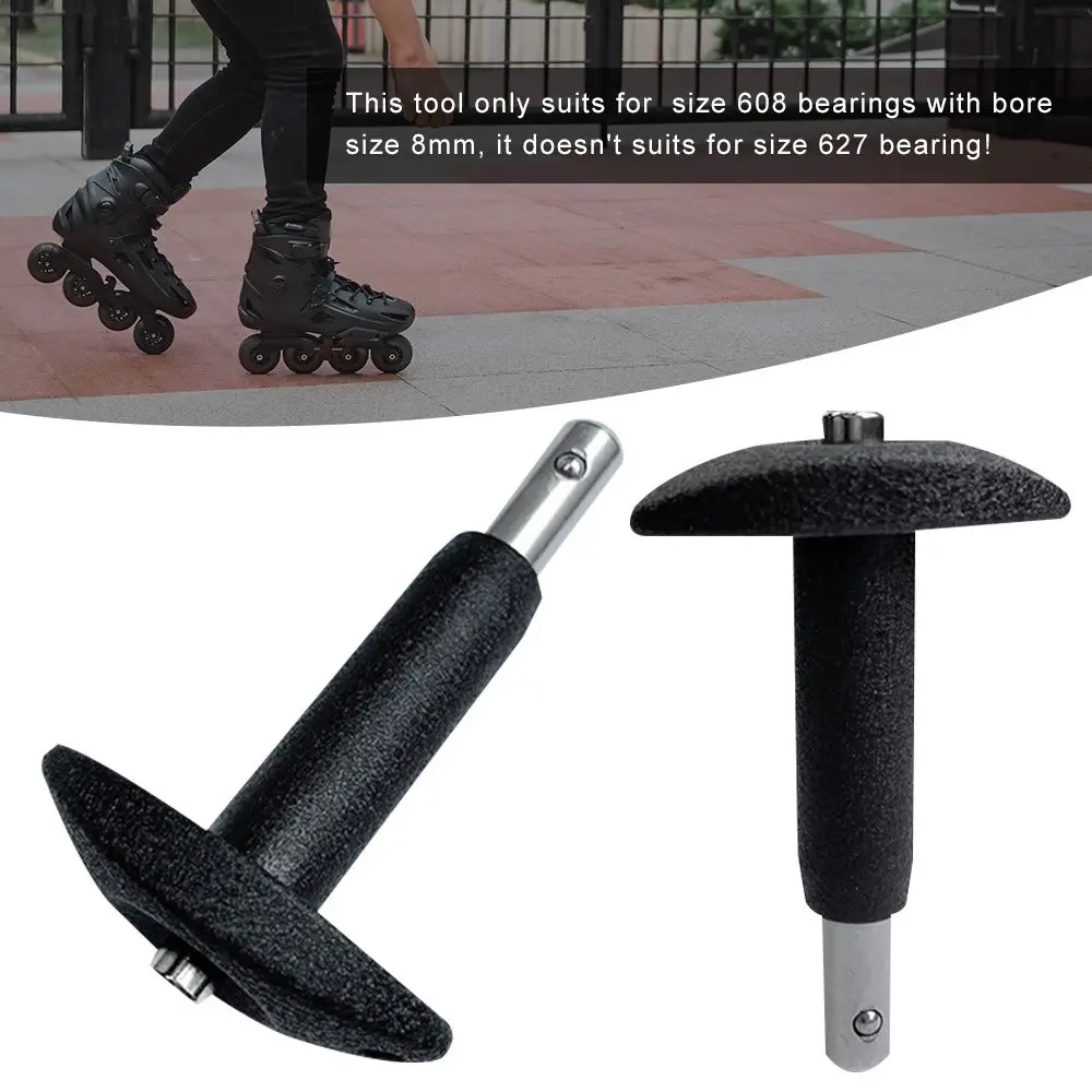 1pc Puller for Skate Bearing Disassemble Tool Inline Roller Skates Skateboard Longboard DriftBoard 8mm bore Bearing 608 Tool