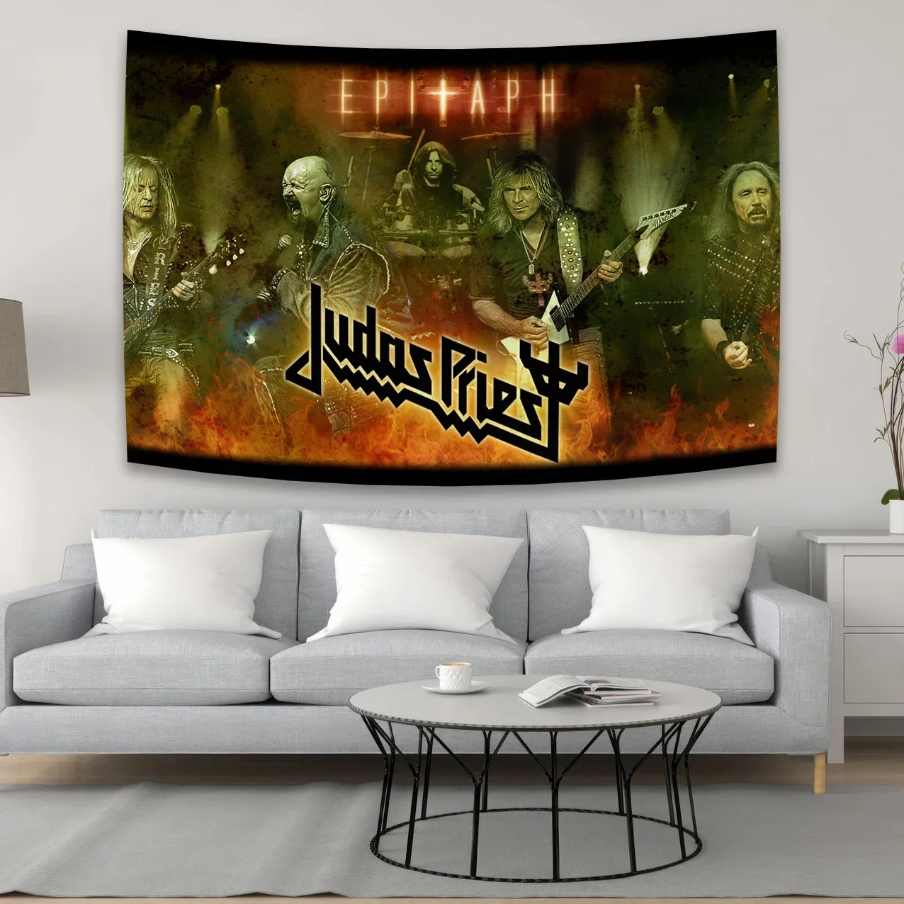 Новый гобелен из жесткой рок-группы баннеры с принтом полиэстер бар клуб гараж