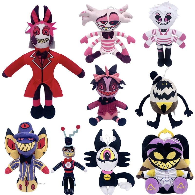 Новый мягкий плюшевый костюм Alastor Адам амибинед Cos Hotels милый фигурка ракушки для