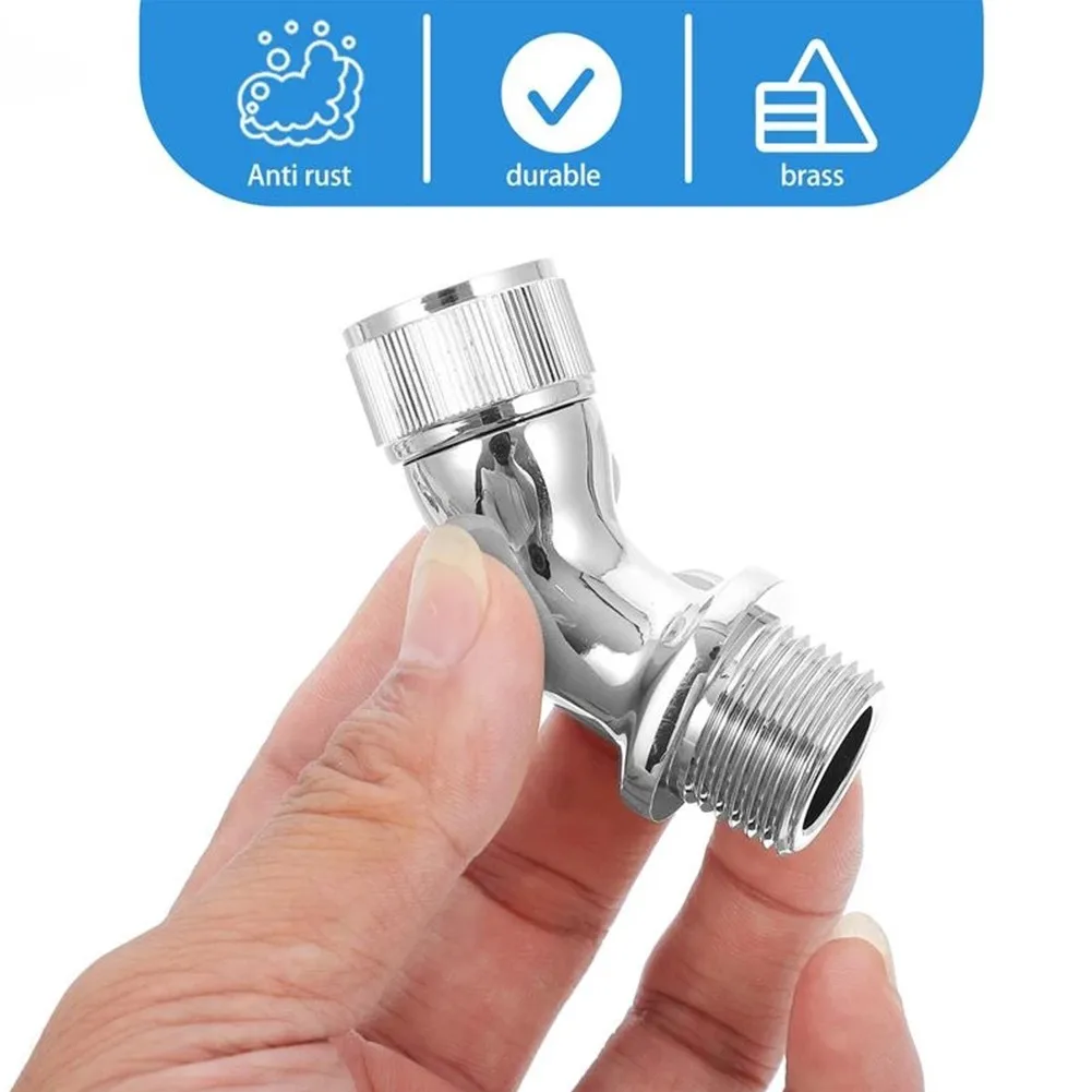 

1 Pc Shower Elbow Adapter 45°Angle Extender For Shower Head G1/2 Male To Female Shower Head Durable High Quality