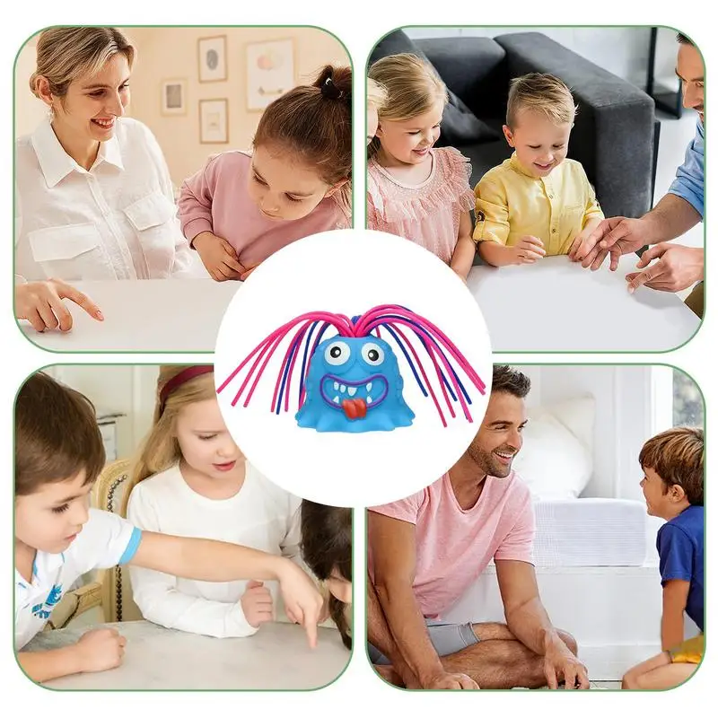 Хэллоуин Кричащие животные Pop Pull It Hair Антистрессовая игрушка Детская головоломка