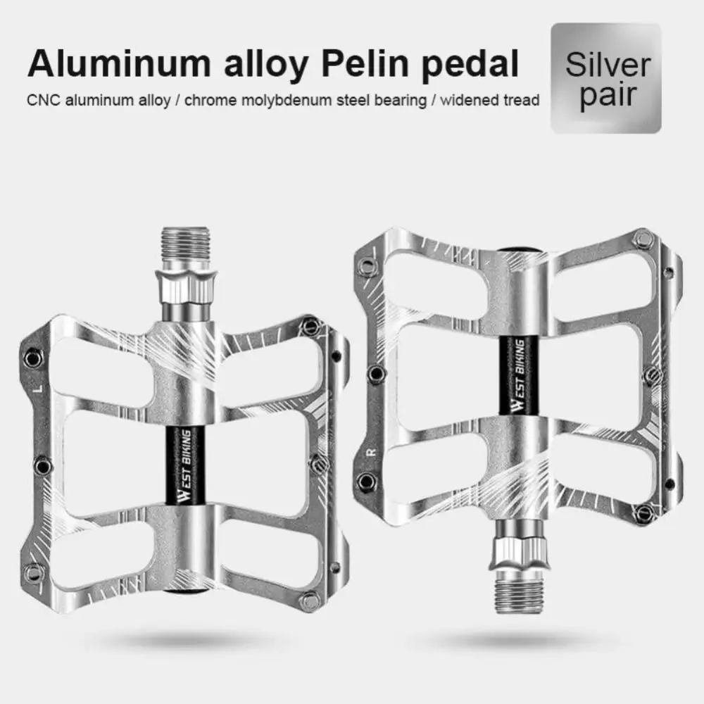 

Модные алюминиевые слитные велосипедные педали с плоской платформой, аксессуары для горных и дорожных велосипедов