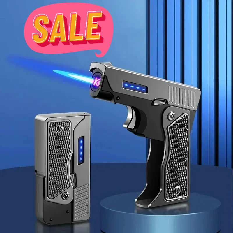 Бутановая горелка Turbo Jet Flame зажигалка для сигар уникальная ветрозащитная газовая