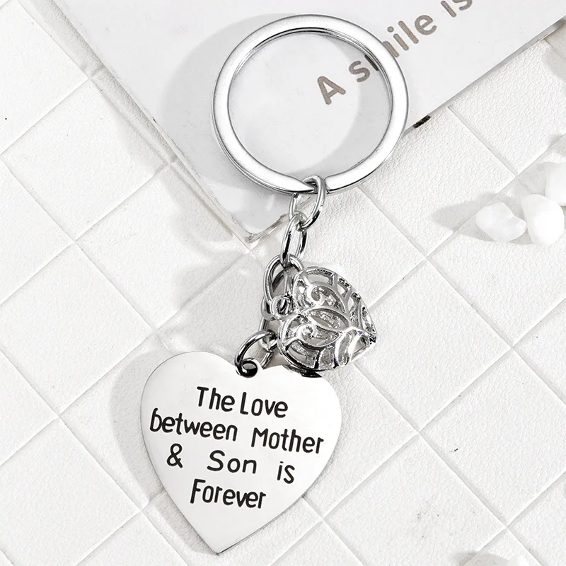 Брелок Hellow с подвеской в виде сердца для женщин простой мужской брелок надписью