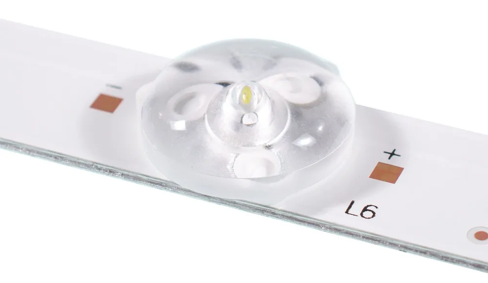 Подсветка для телевизора BBK 40LEM-1043 FTS2C Aiwa EU40DT200 40LEX-5043 FT2C 40&quot 6V / 8 led (комплект 3 шт) 760mm