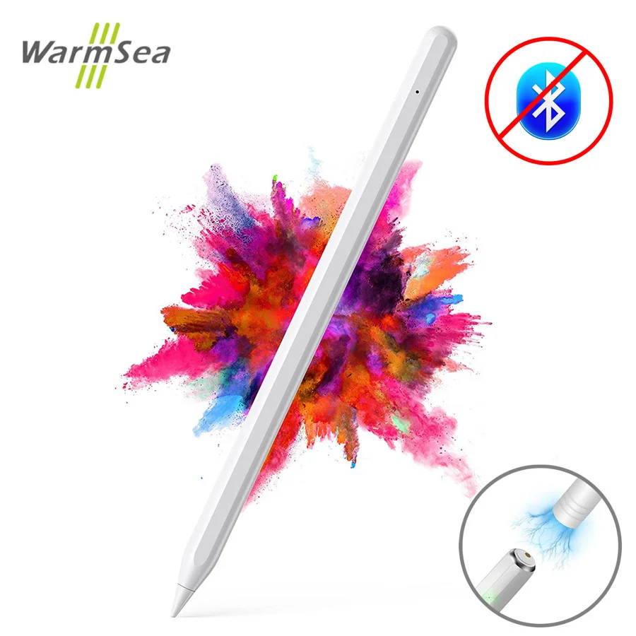 

For iPad Pencil with Palm Rejection Tilt 12th Gen Pen for Apple Pencil 2 1 iPad Pen 2021 2020 2018 2019 for Apple Pen