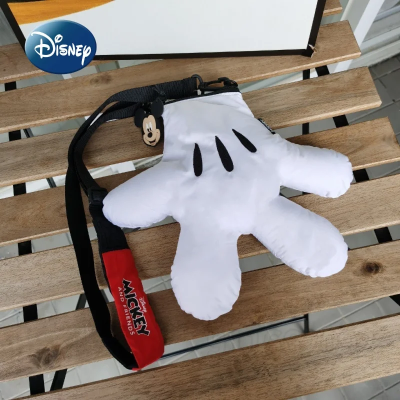 Disney Mickey Original New Children's Crossbody Bag Cartoon Cute Mini Children's Bag Fashion Style Girl Zero Wallet High Quality