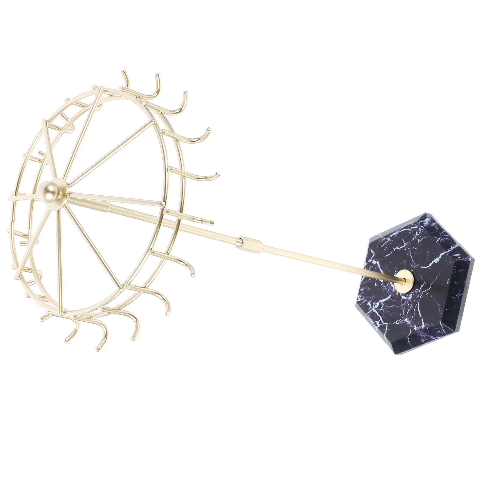 

Earring Necklace Display Rack Household Jewelry Stand Home Holder Keychain Metal Organizer